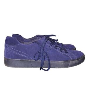 Naturalizer Morrison Suede Sneaker Tennis Shoe Sz 8.5 Haven Blue